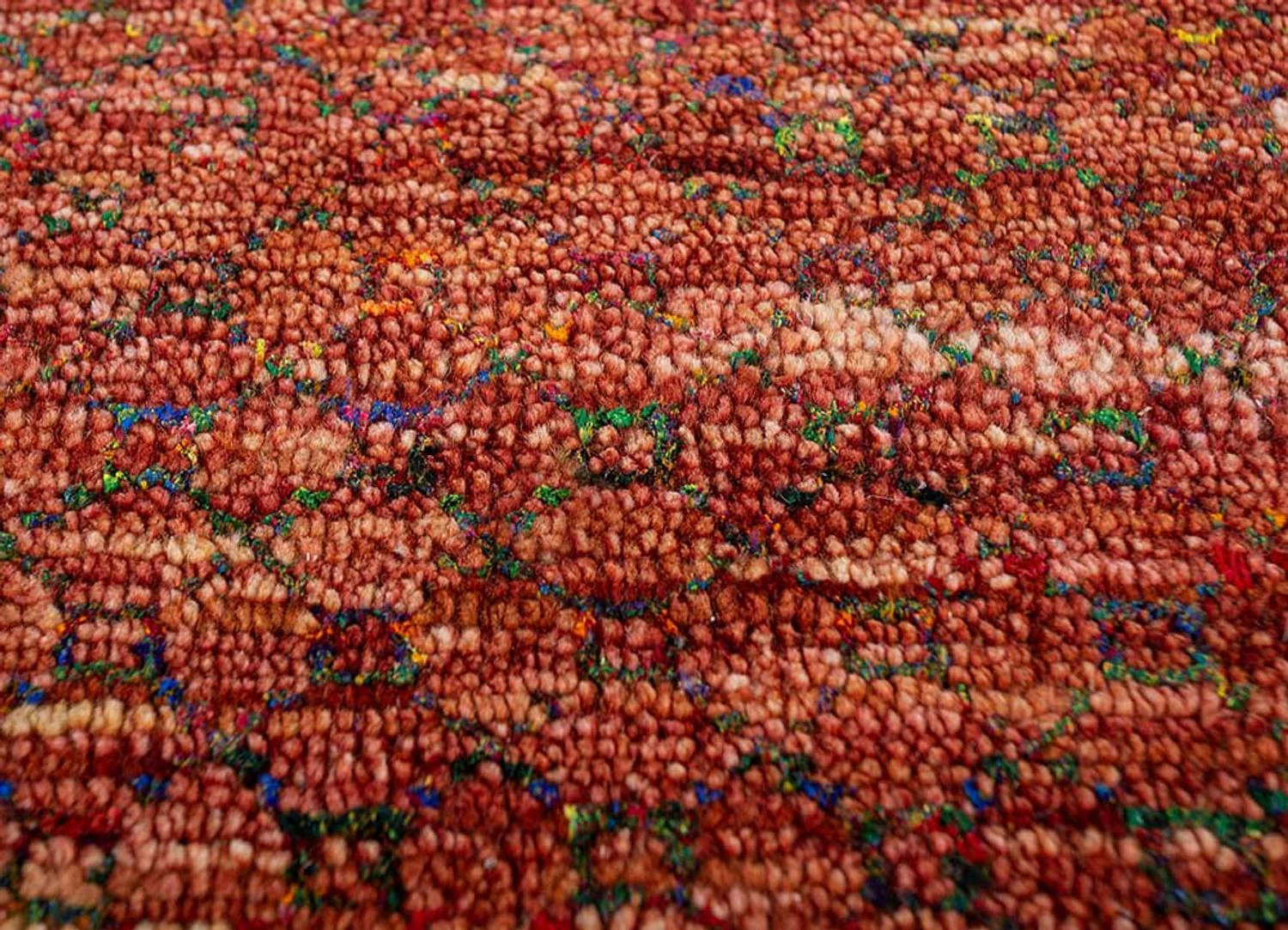 Wollteppich - 360 x 270 cm - rot - Image 4