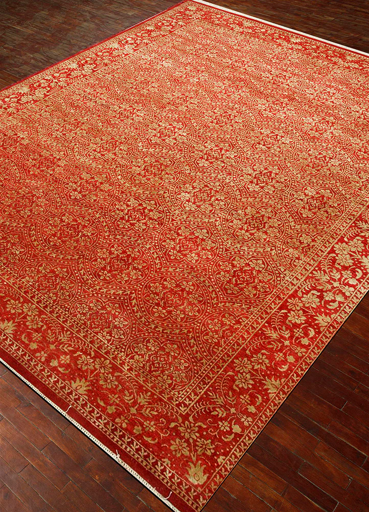 Wollteppich - 395 x 295 cm - orange - Image 2