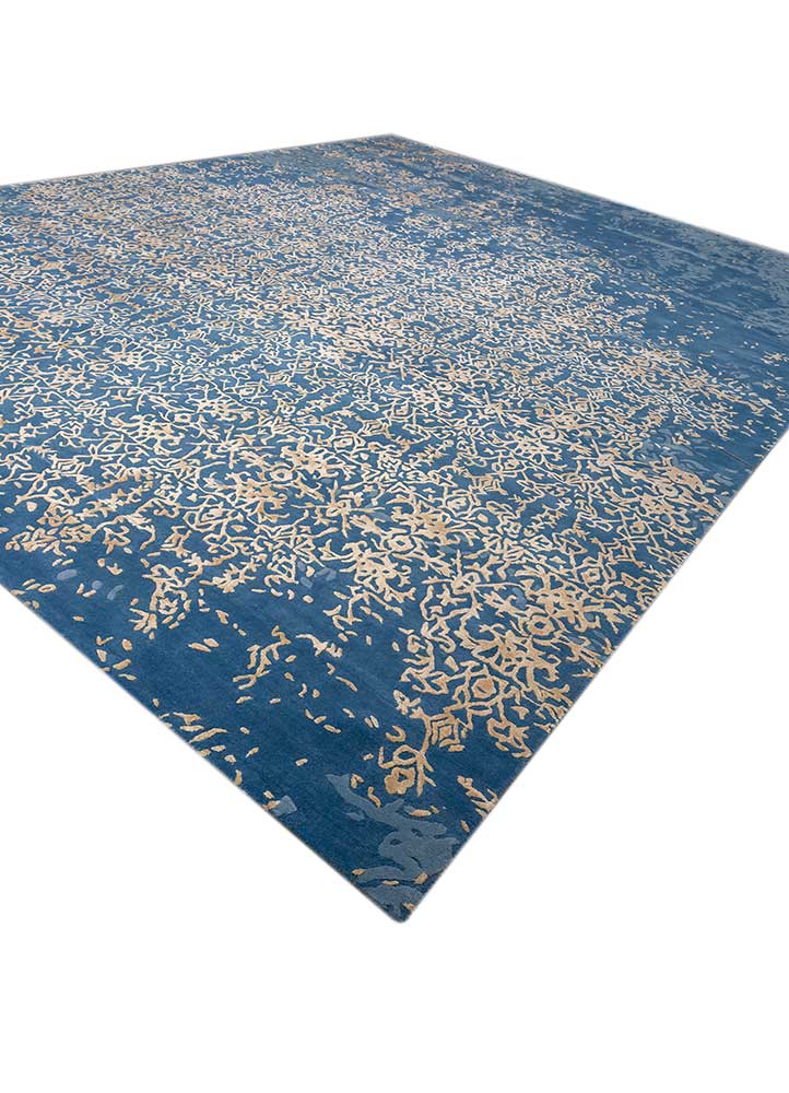Wollteppich - 465 x 375 cm - blau - Image 2