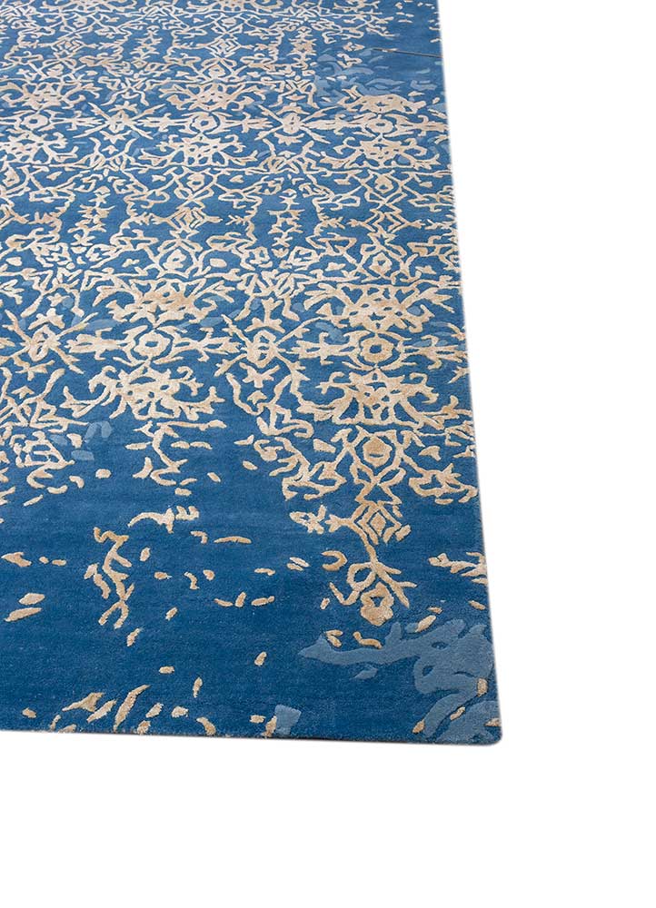 Wollteppich - 465 x 375 cm - blau - Image 3