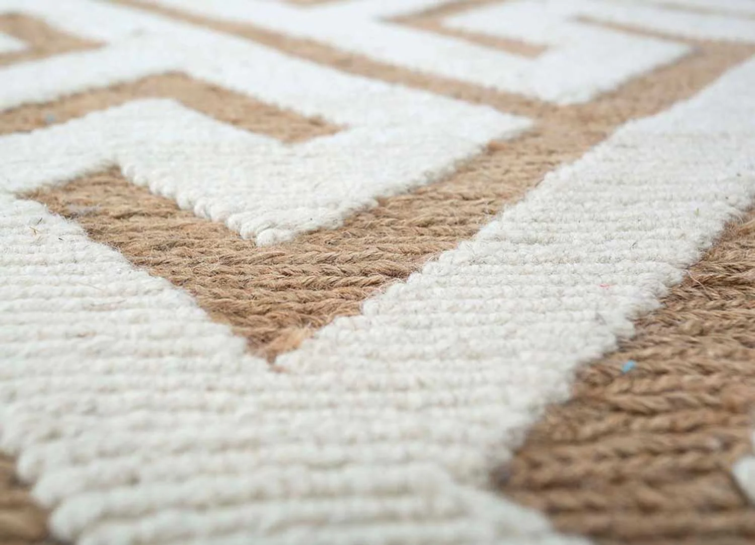 Wollteppich - 465 x 390 cm - beige - Image 4