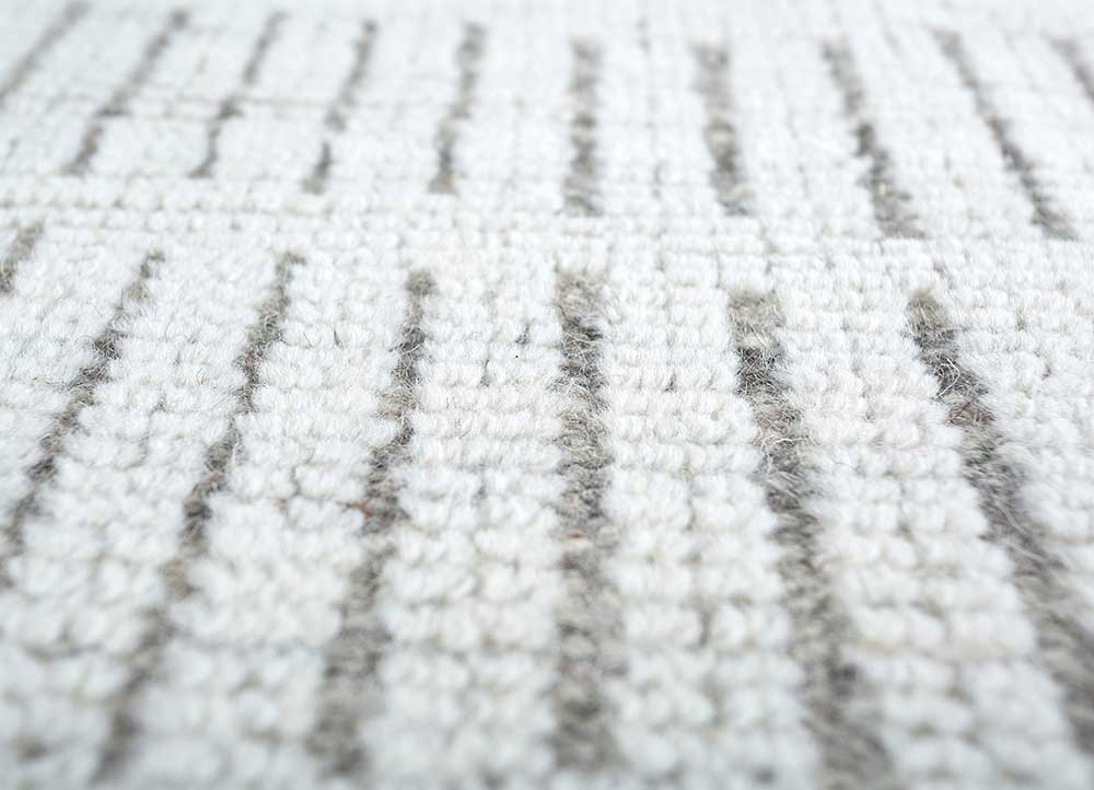 Wollteppich quadratisch  - 75 x 75 cm - creme - Image 4