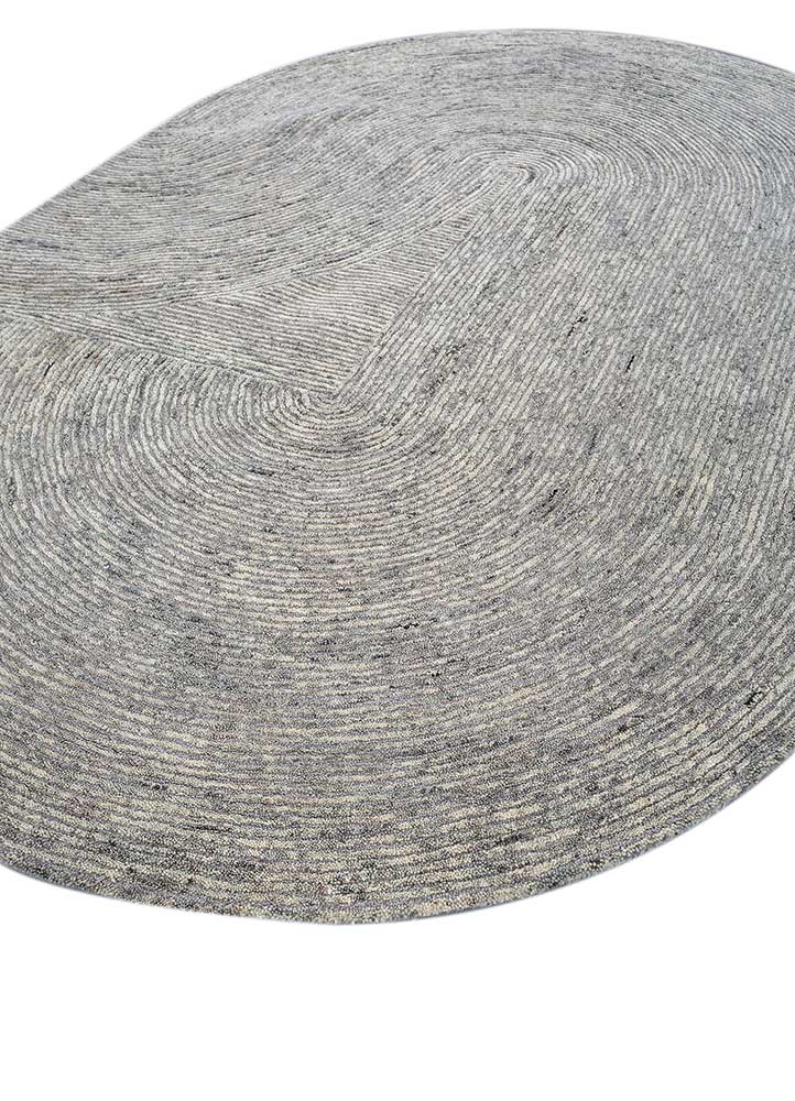 Wollteppich sonderform - 225 x 150 cm - grau - Image 2