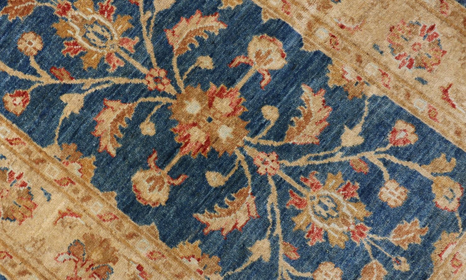 Ziegler Teppich 120 x 80 cm - seeblau - Image 2