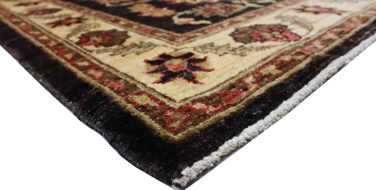 Ziegler Teppich 125 x 89 cm - dunkelbraun - Image 3