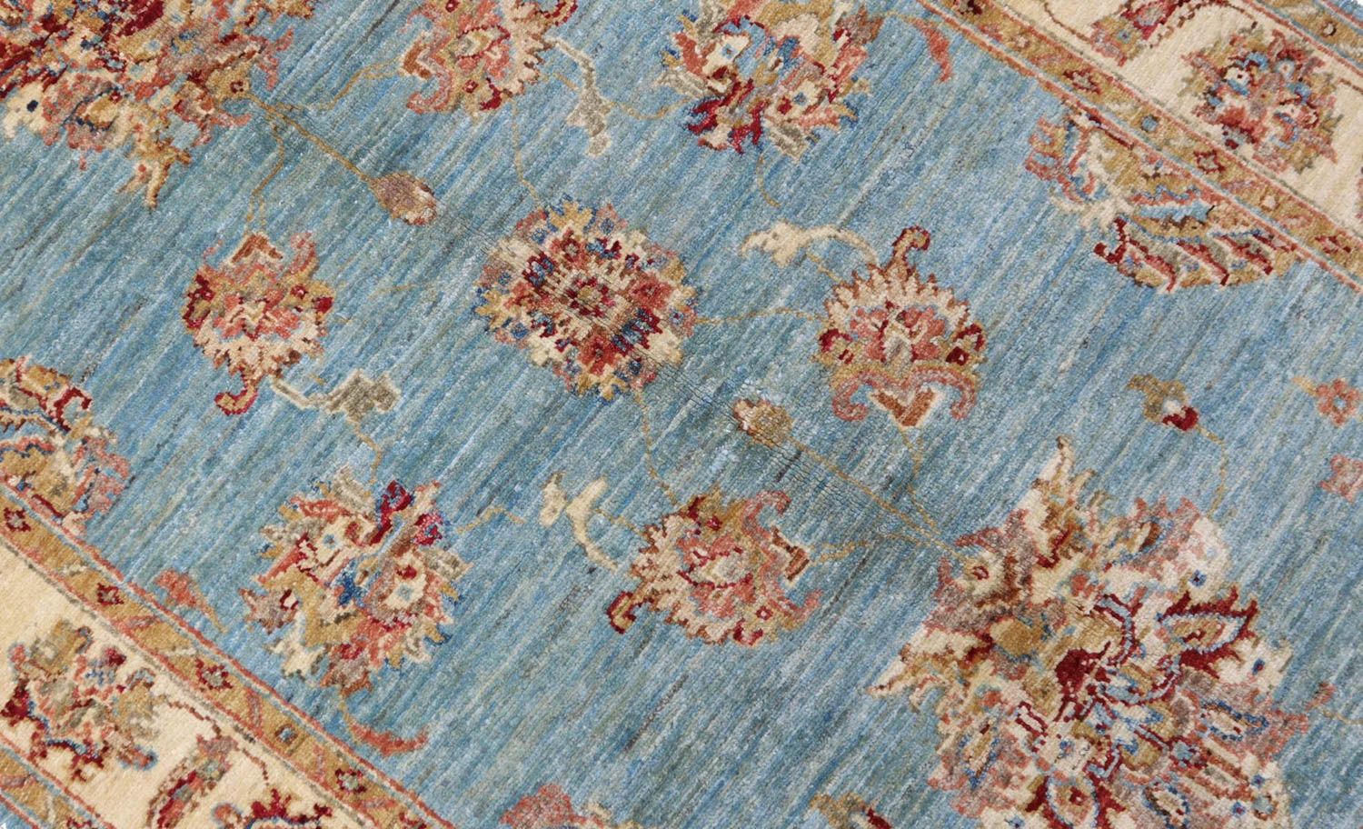 Ziegler Teppich 151 x 100 cm - türkis - Image 2