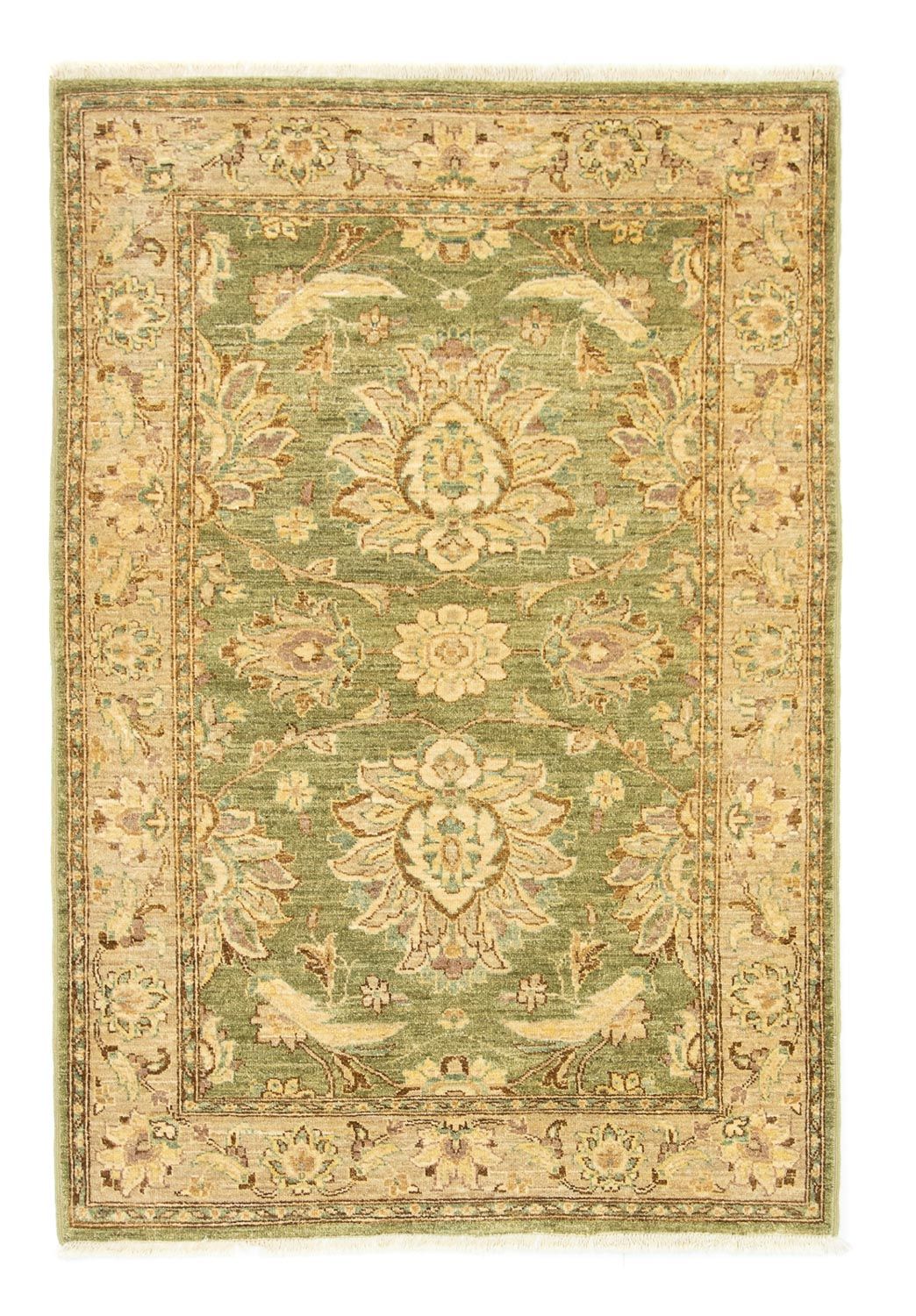Ziegler Teppich 187 x 121 cm - grün