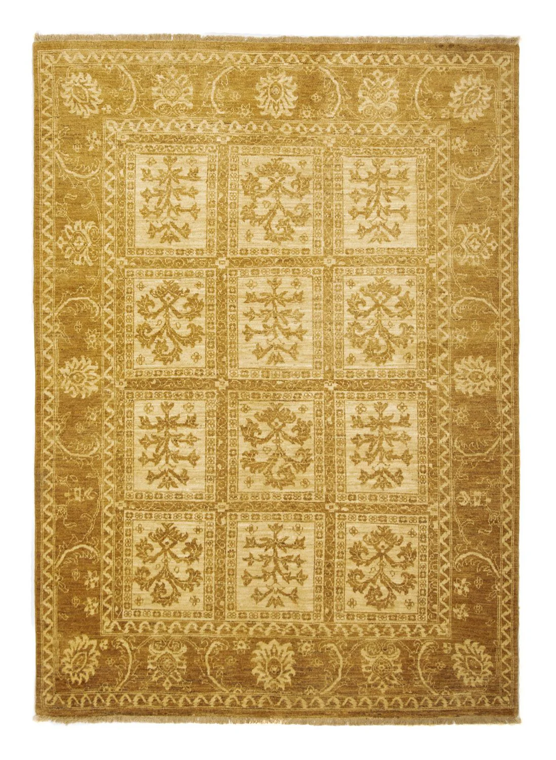 Ziegler Teppich 193 x 145 cm - gold