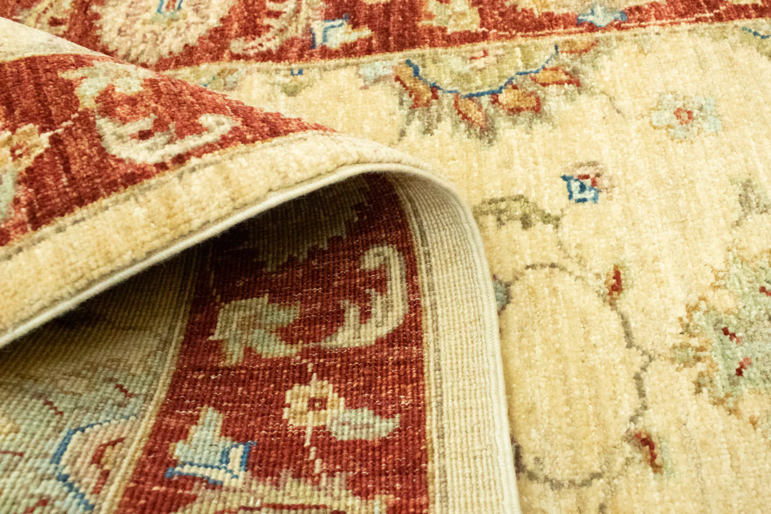 Ziegler Teppich 204 x 80 cm - hellbeige - Image 4