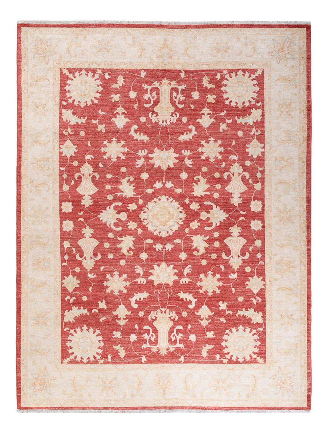 Ziegler Teppich - 227 x 172 cm - rot