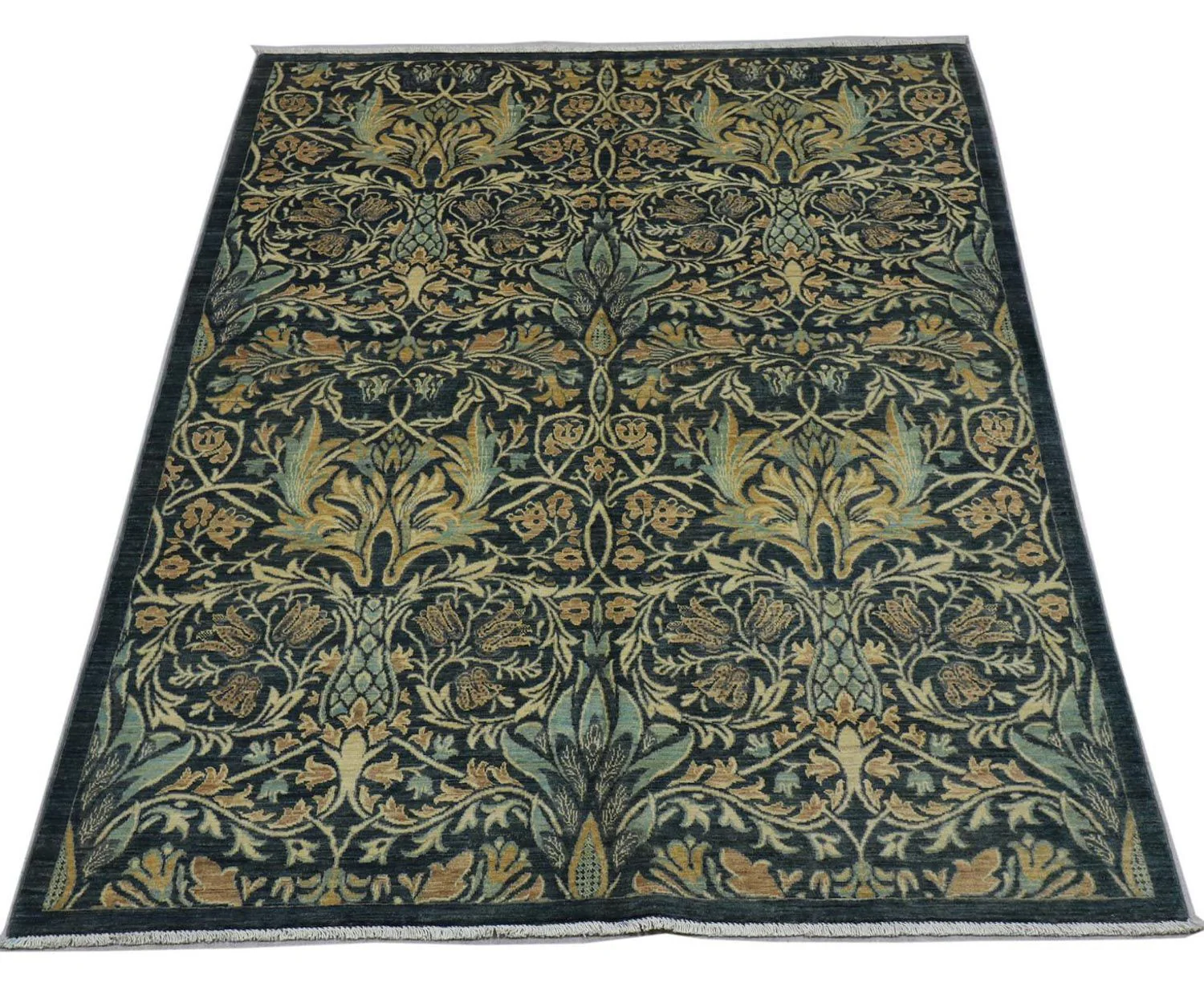 Ziegler Teppich 229 x 172 cm - petrolblau - Image 4