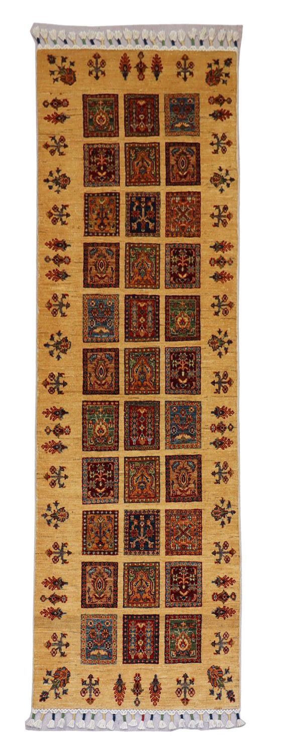Ziegler Teppich 248 x 81 cm - dunkelrot