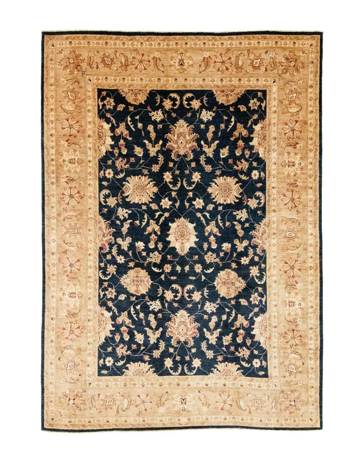 Ziegler Teppich 290 x 206 cm - blau