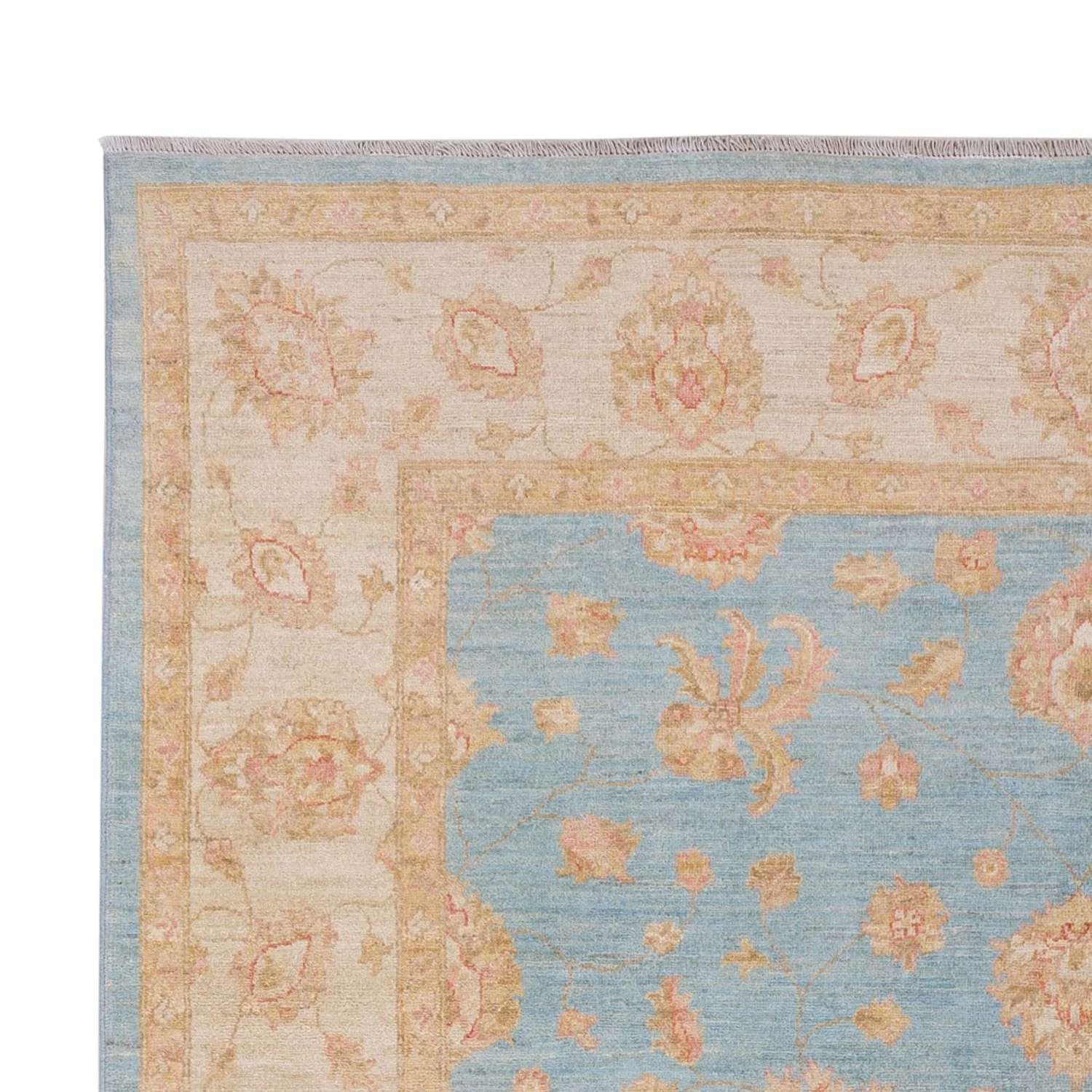 Ziegler Teppich - 298 x 206 cm - hellblau - Image 3