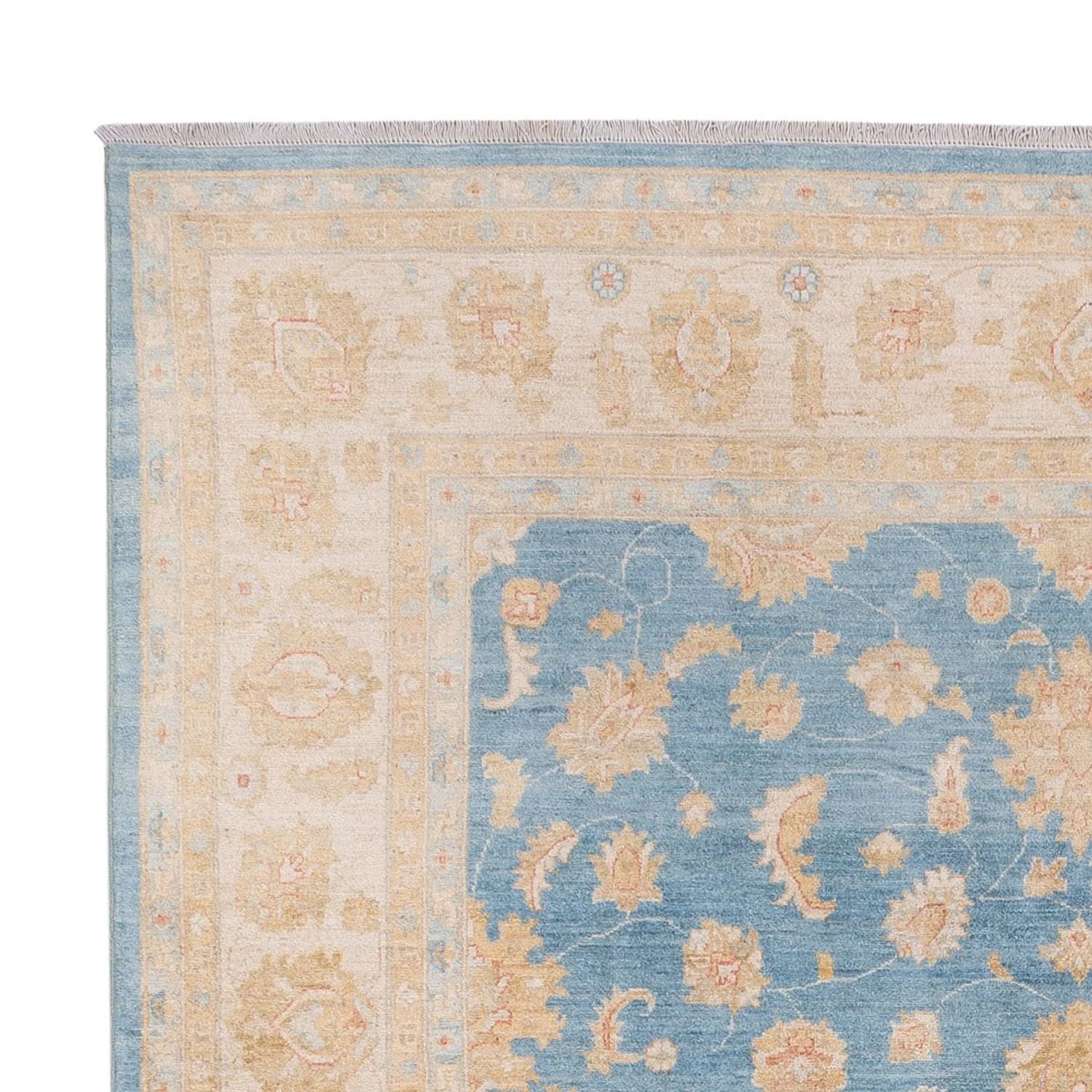 Ziegler Teppich - 298 x 250 cm - hellblau - Image 3