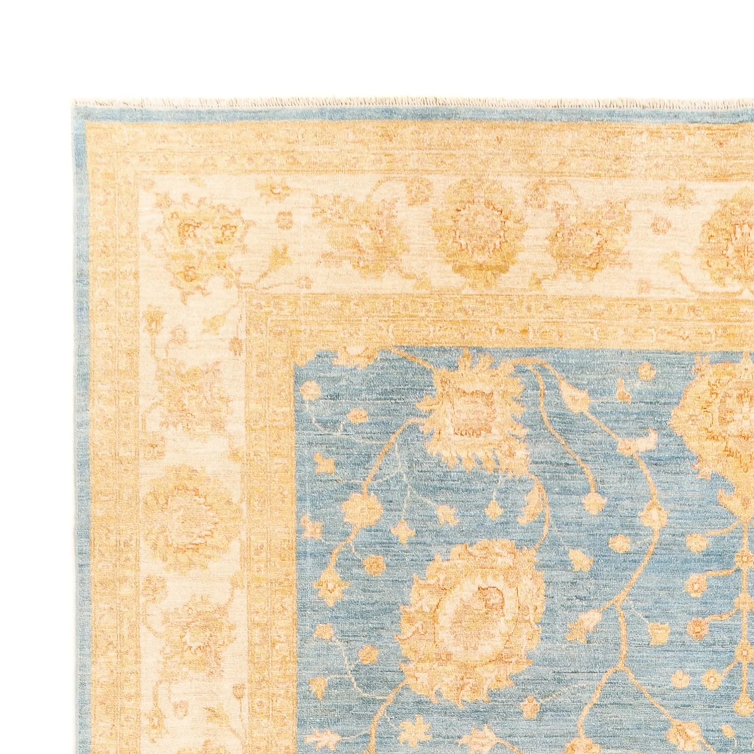 Ziegler Teppich - 343 x 248 cm - hellblau - Image 3
