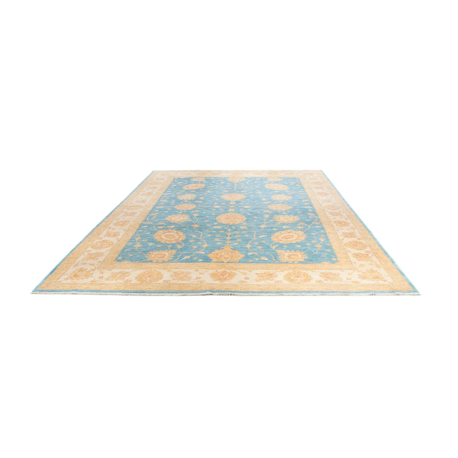 Ziegler Teppich - 343 x 248 cm - hellblau - Image 5