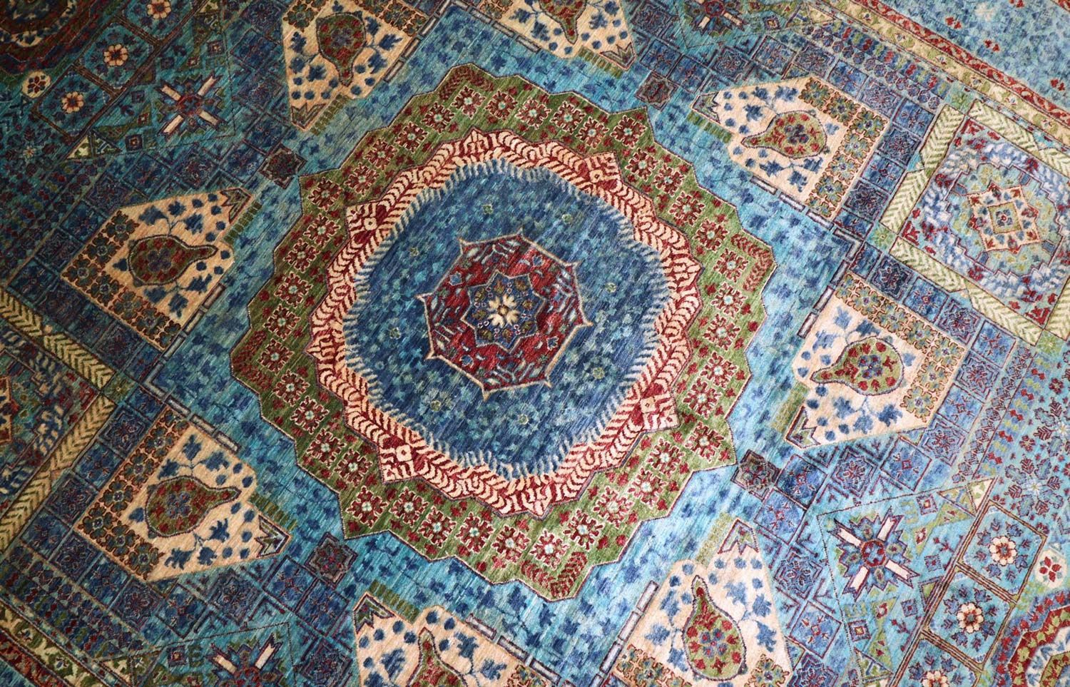 Ziegler Teppich 368 x 271 cm - türkis - Image 2