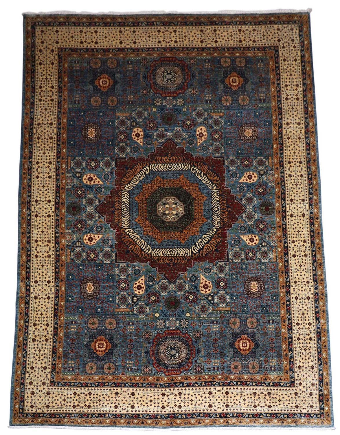 Ziegler Teppich 423 x 309 cm - dunkelblau