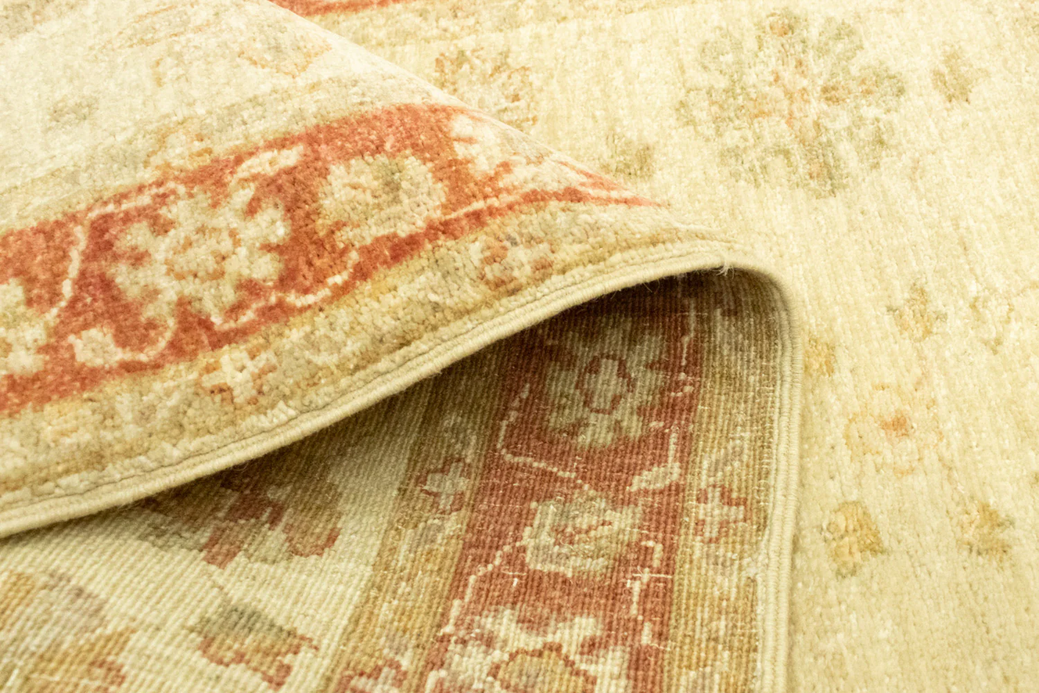 Ziegler Teppich 455 x 79 cm - hellbeige - Image 4