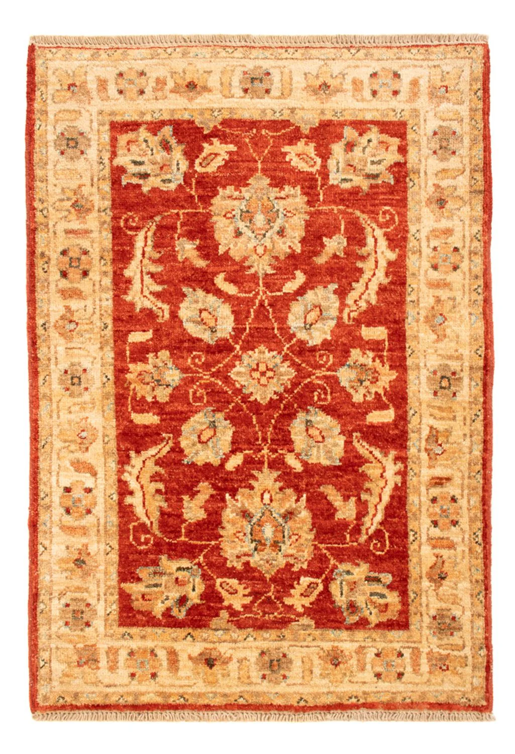Ziegler Teppich - 87 x 61 cm - rot