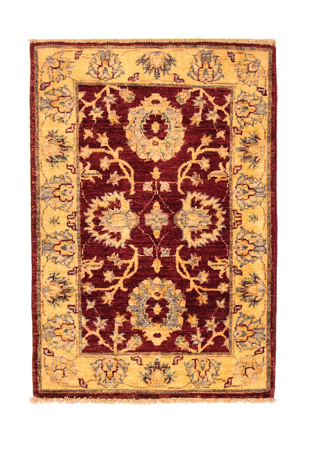 Ziegler Teppich 87 x 61 cm - dunkelbraun