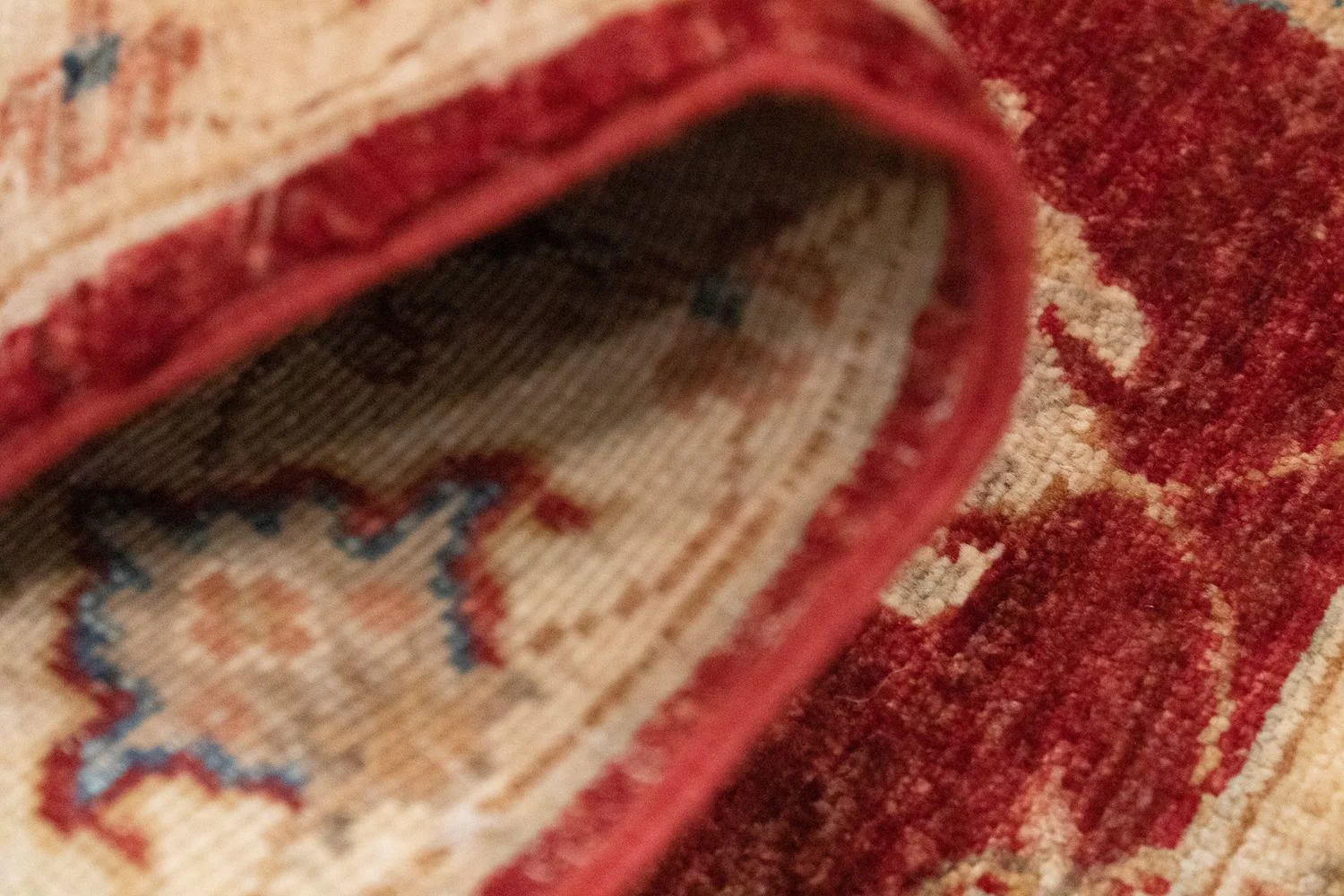 Ziegler Teppich 88 x 64 cm - rot - Image 4