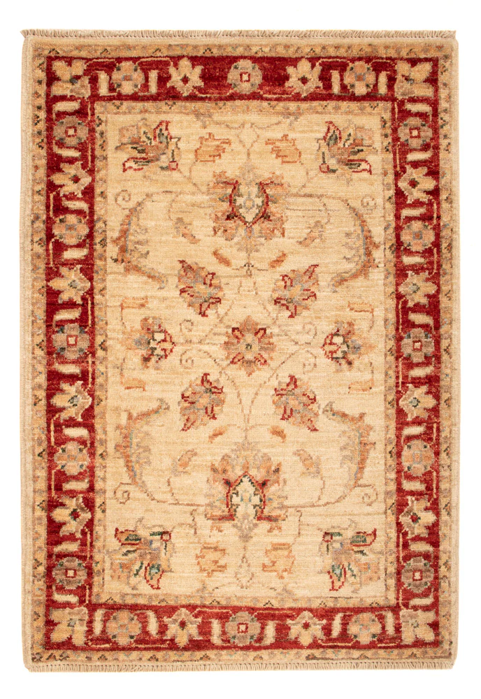 Ziegler Teppich - 93 x 64 cm - beige