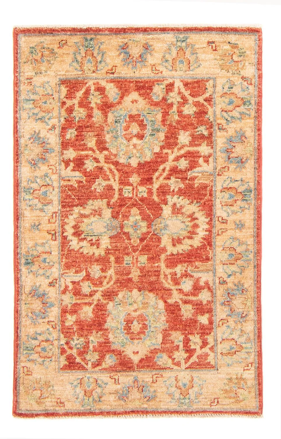 Ziegler Teppich - 95 x 60 cm - rot