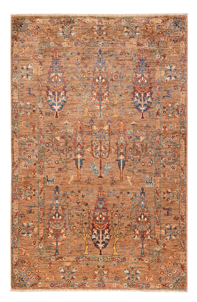 Ziegler Teppich - Ariana - 149 x 100 cm - dunkelbeige