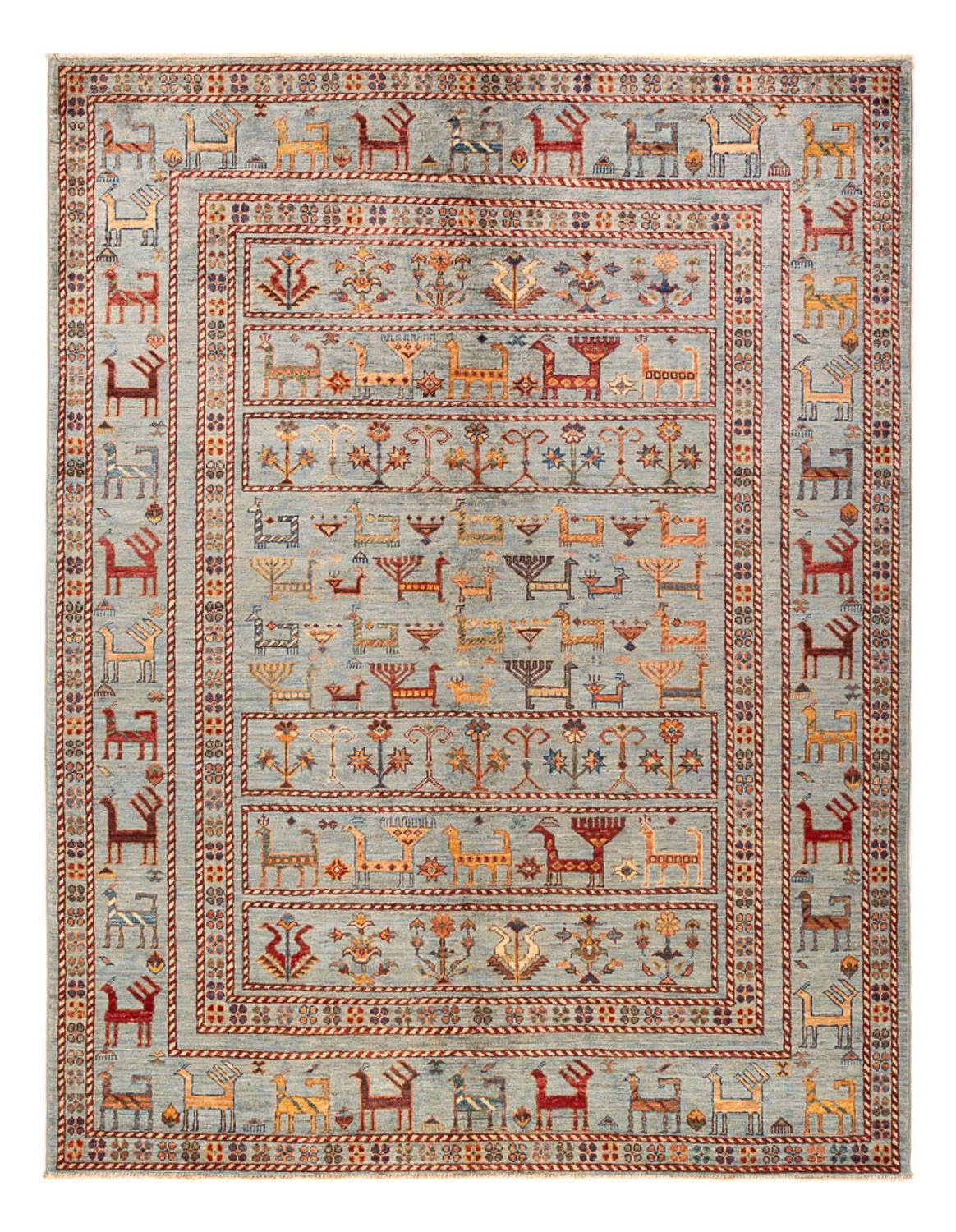Ziegler Teppich - Ariana - 198 x 156 cm - hellblau