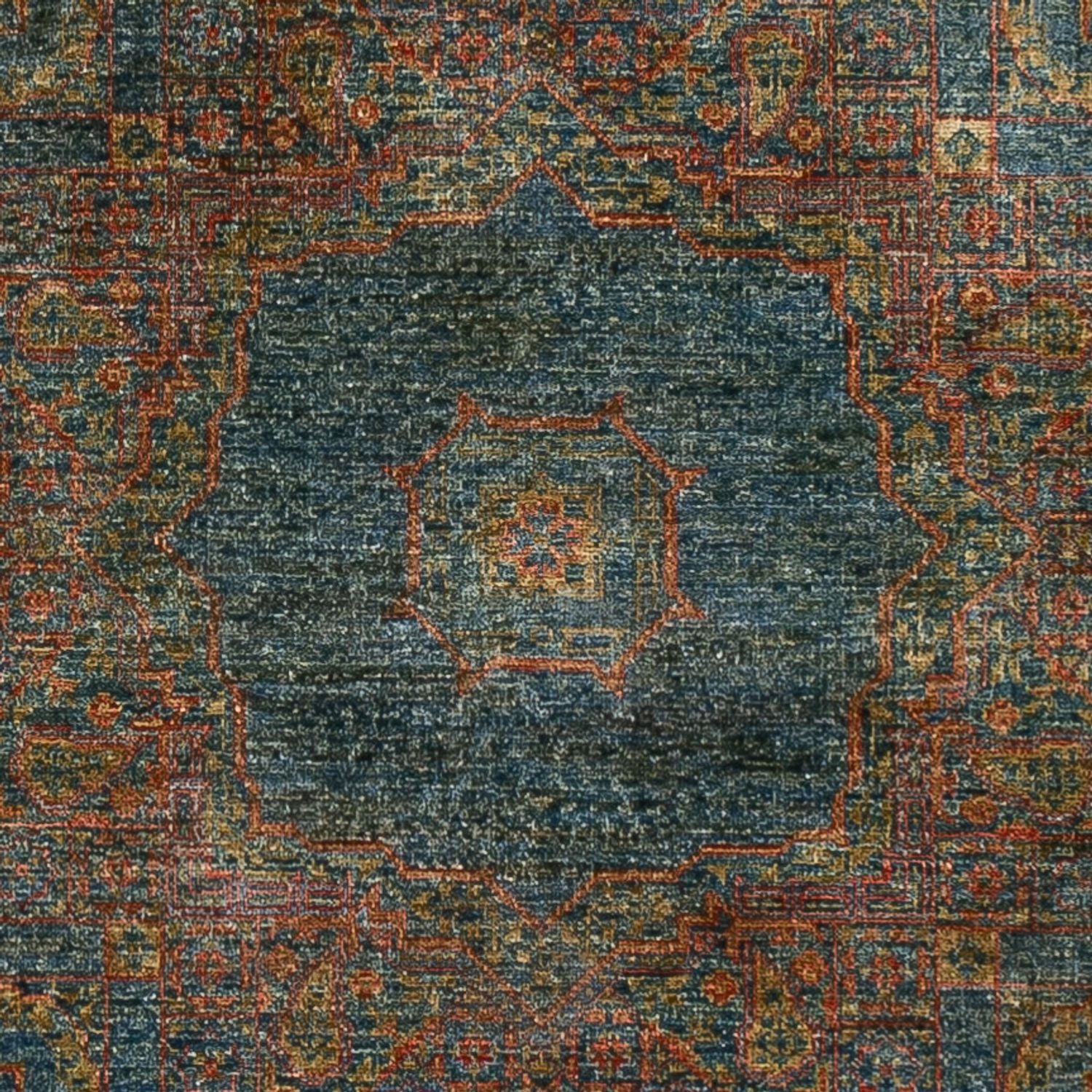 Ziegler Teppich - Ariana - 201 x 153 cm - seeblau - Image 2