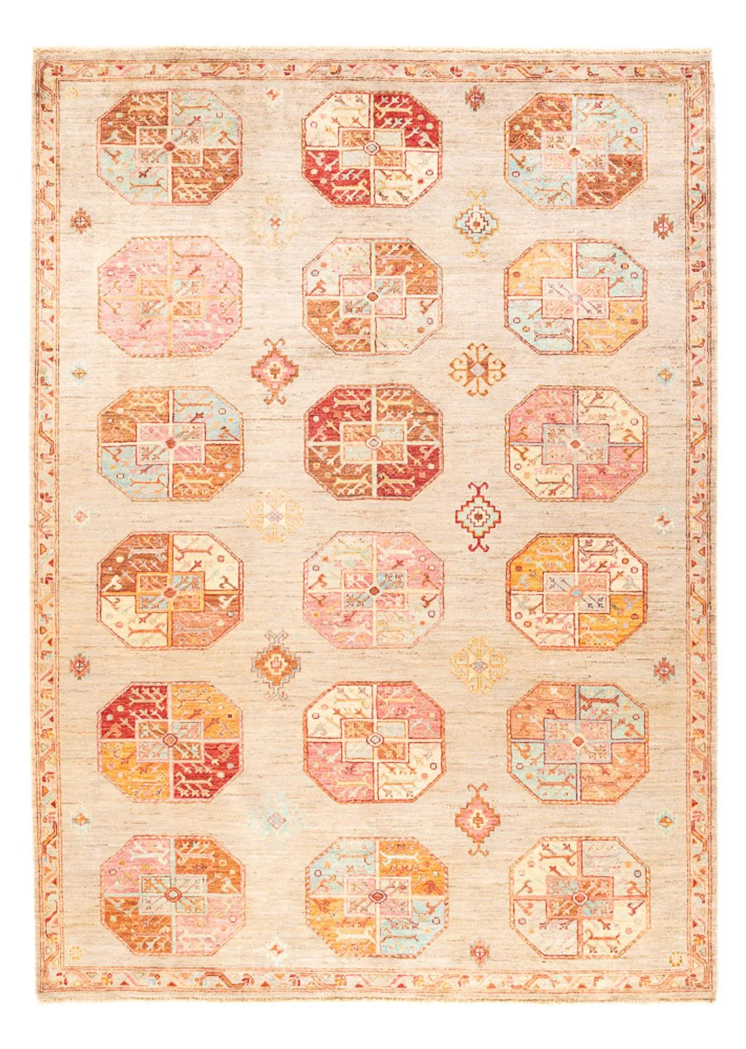 Ziegler Teppich - Ariana - 237 x 177 cm - hellbraun