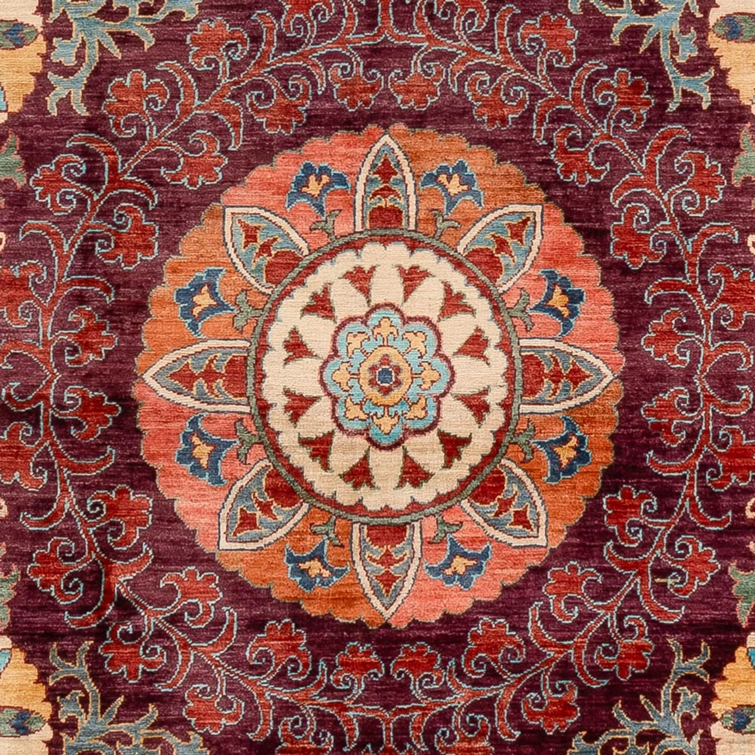 Ziegler Teppich - Ariana - 251 x 202 cm - weinrot - Image 2