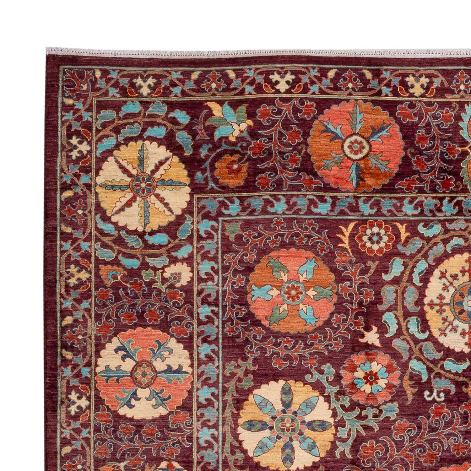 Ziegler Teppich - Ariana - 251 x 202 cm - weinrot - Image 3