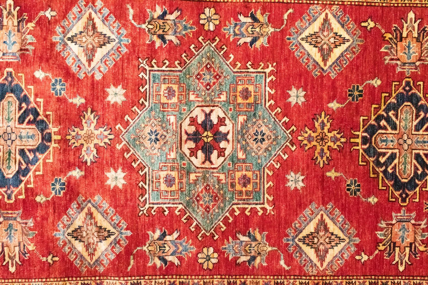 Ziegler Teppich - Kazak 207 x 148 cm - rot - Image 2