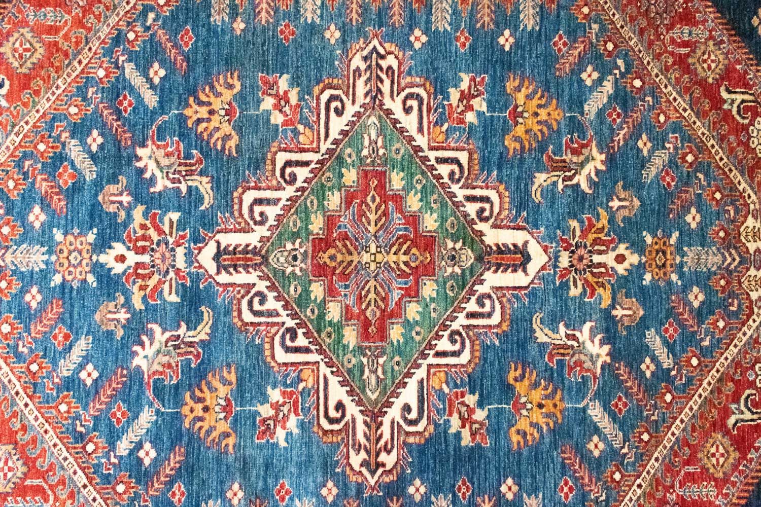 Ziegler Teppich - Kazak 292 x 206 cm - blau - Image 2