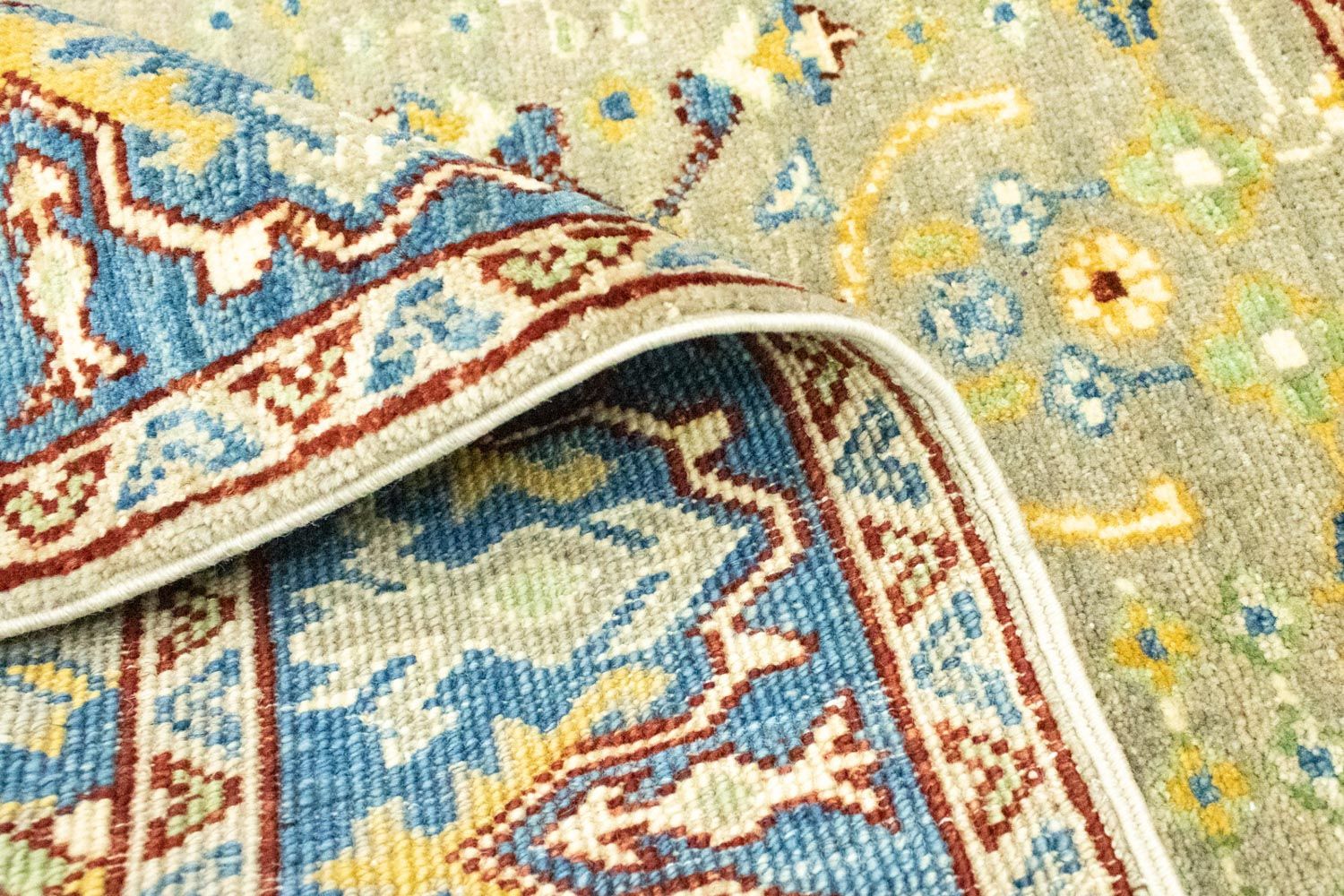 Ziegler Teppich - Modern 115 x 80 cm - hellgrün - Image 4