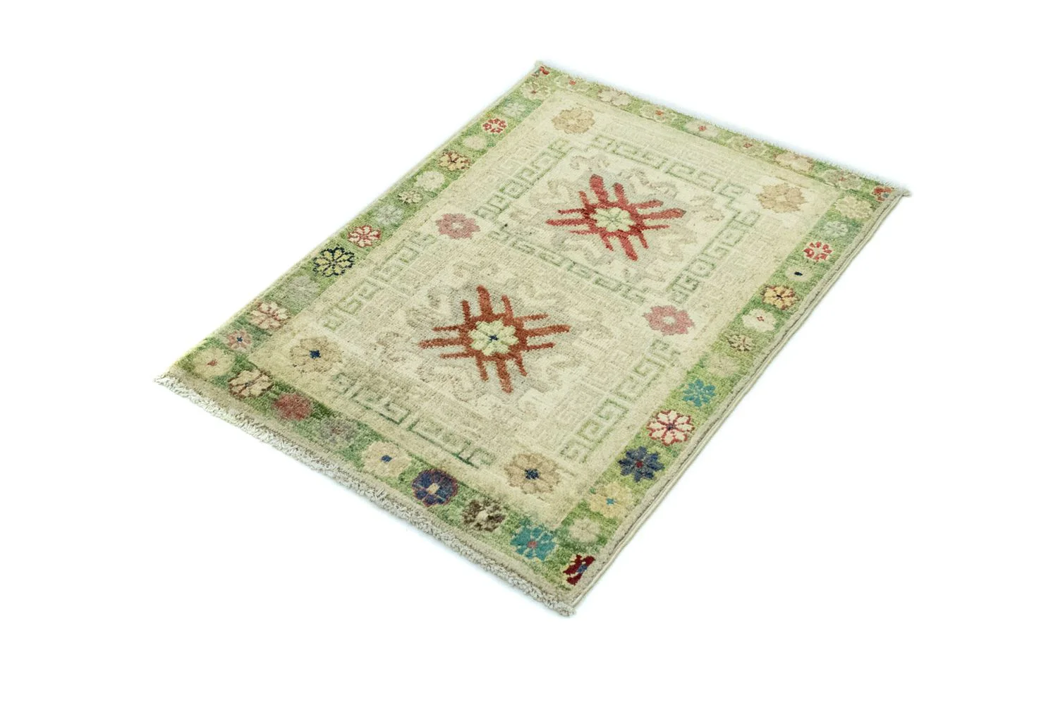 Ziegler Teppich - Modern 85 x 61 cm - hellgrün - Image 4