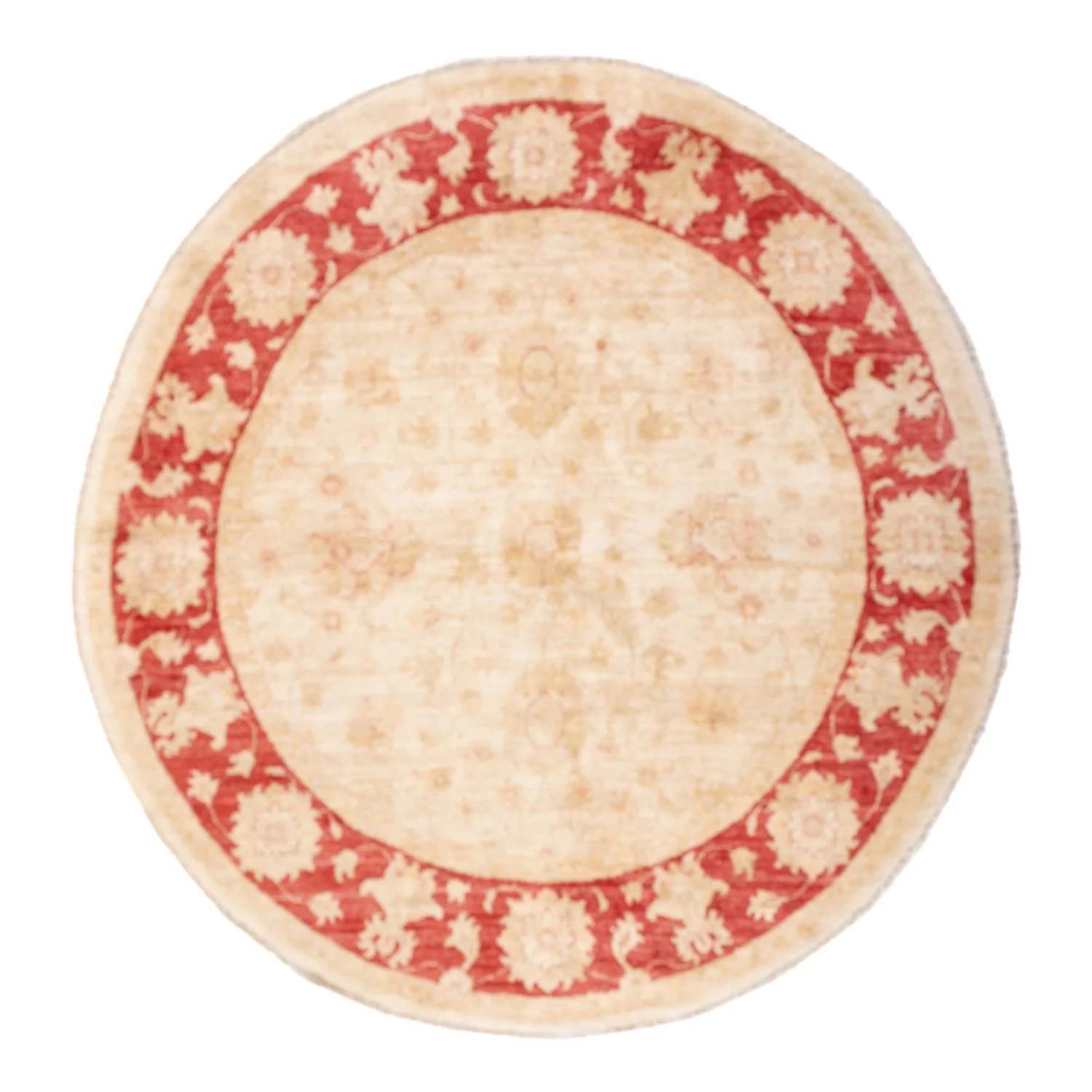 Ziegler Teppich rund  - 150 x 146 cm - beige