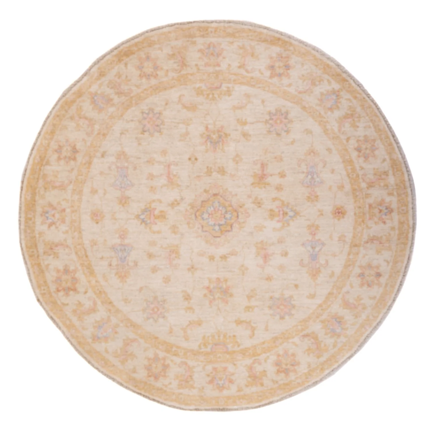 Ziegler Teppich rund  - 150 x 147 cm - beige