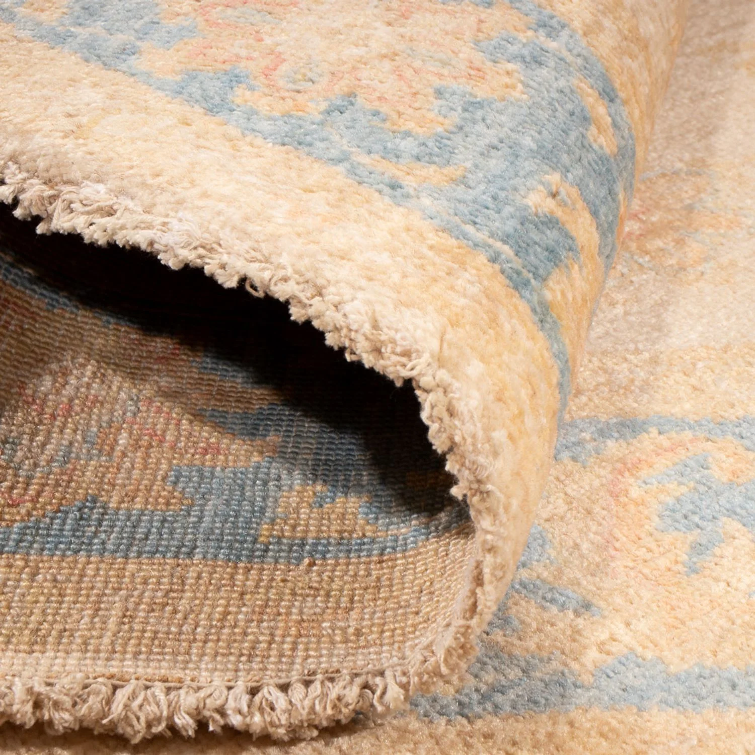 Ziegler Teppich rund - 152 x 146 cm - beige - Image 3
