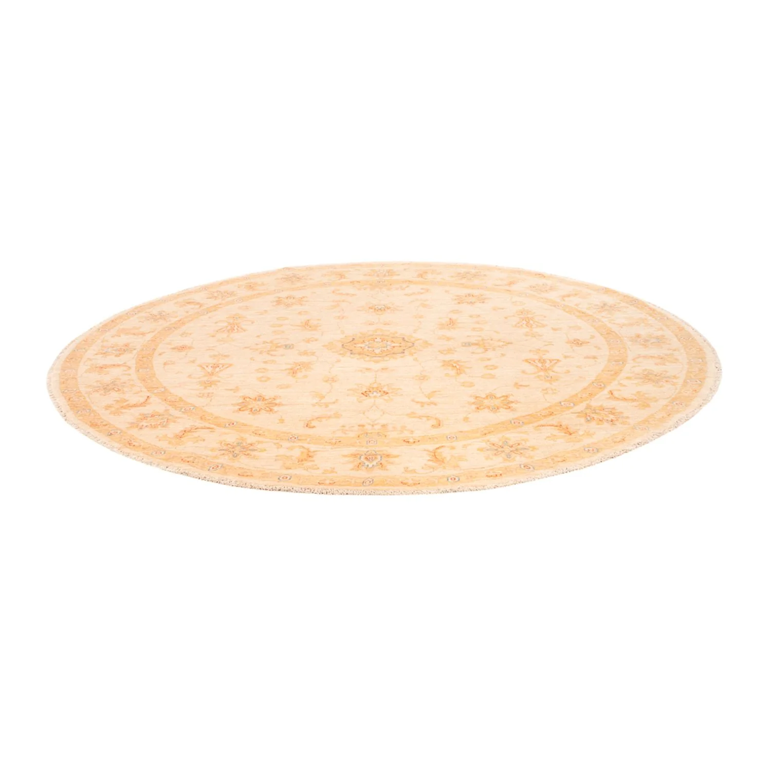Ziegler Teppich rund  - 202 x 200 cm - beige - Image 4