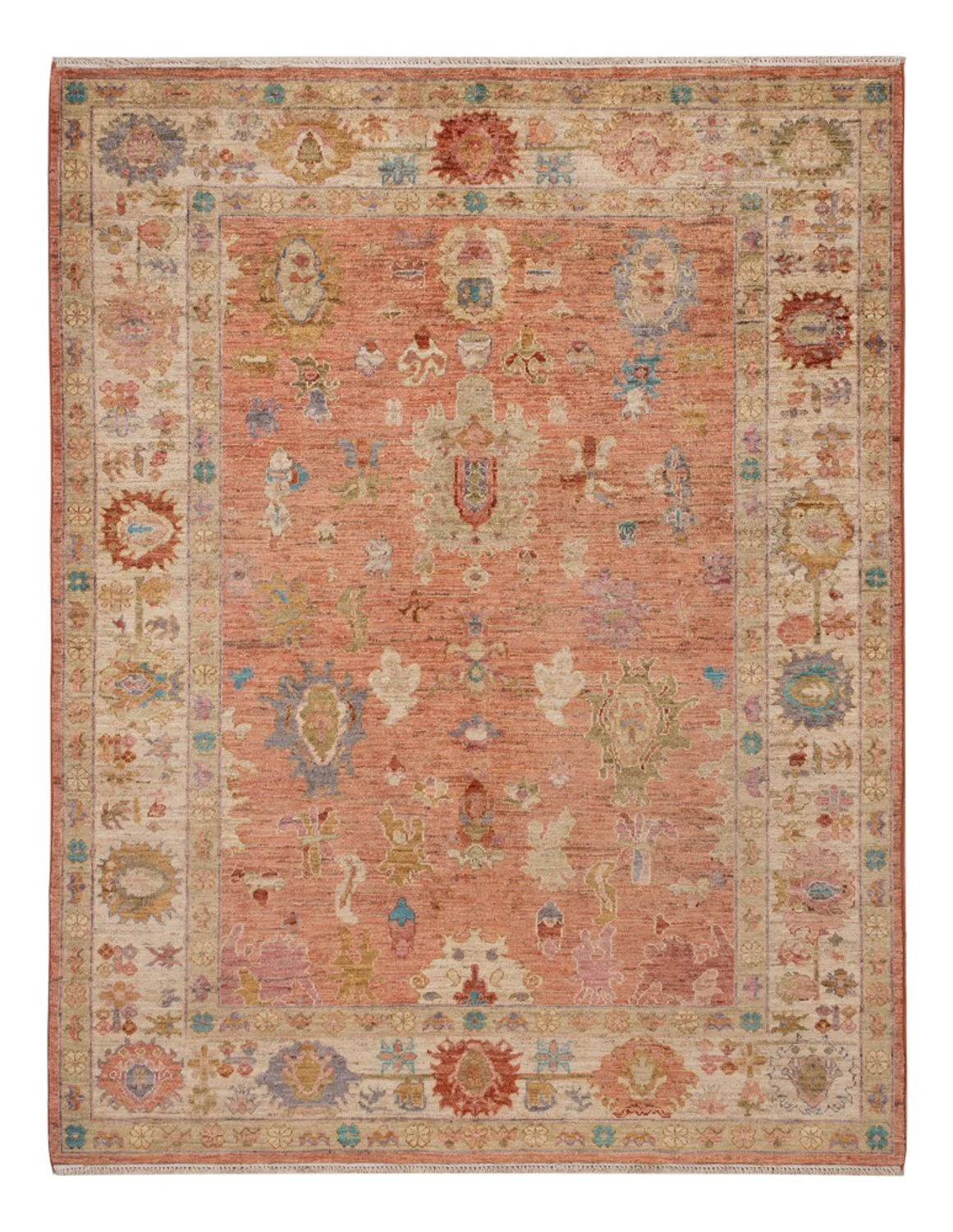 Ziegler Teppich - Usak - 194 x 152 cm - orange