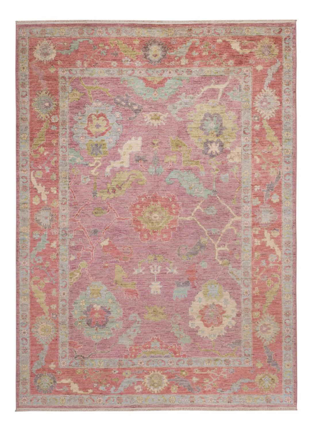 Ziegler Teppich - Usak - 241 x 170 cm - hellrot