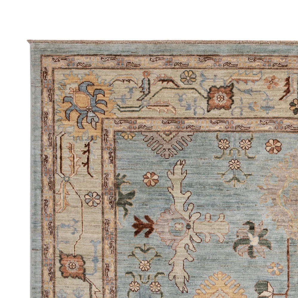 Ziegler Teppich - Usak - 296 x 200 cm - hellblau - Image 3