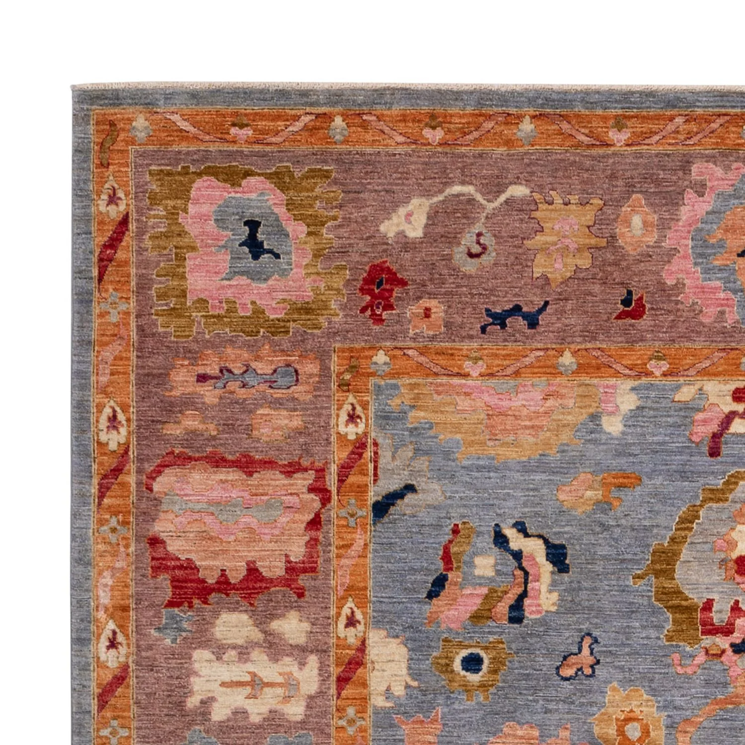 Ziegler Teppich - Usak - 357 x 290 cm - hellblau - Image 3
