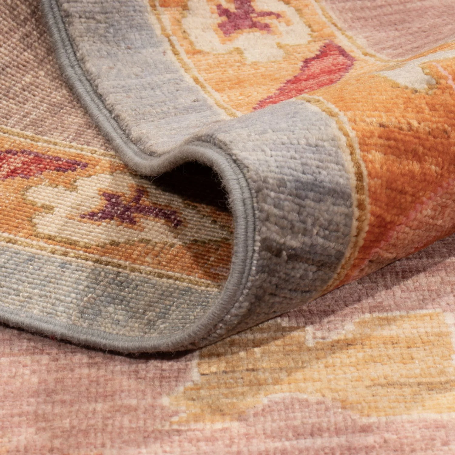 Ziegler Teppich - Usak - 357 x 290 cm - hellblau - Image 4