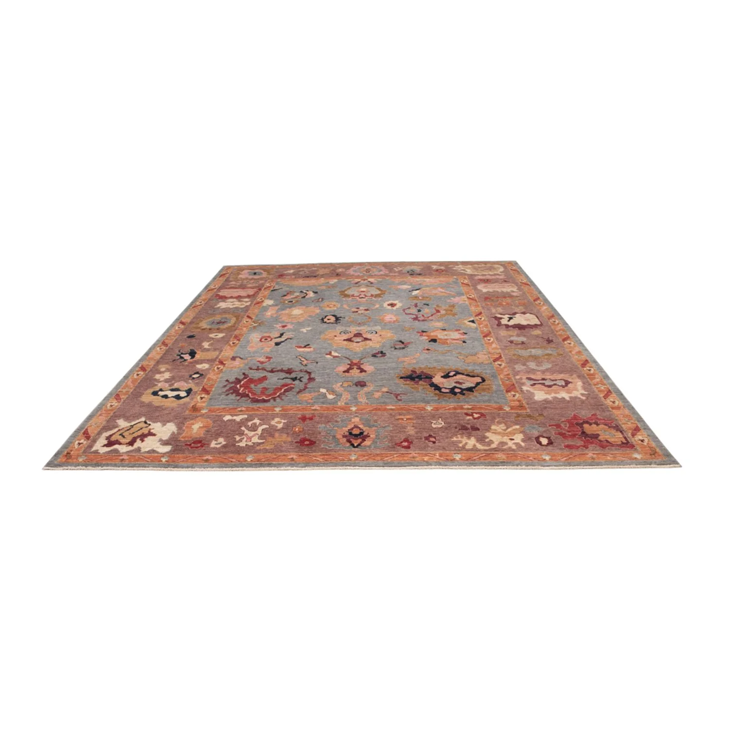 Ziegler Teppich - Usak - 357 x 290 cm - hellblau - Image 5