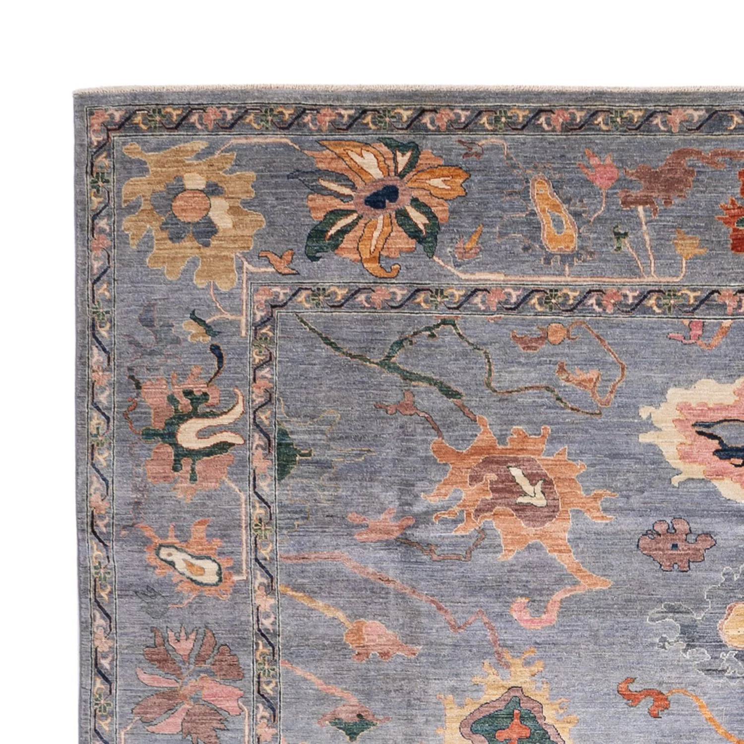 Ziegler Teppich - Usak - 397 x 300 cm - dunkelblau - Image 3